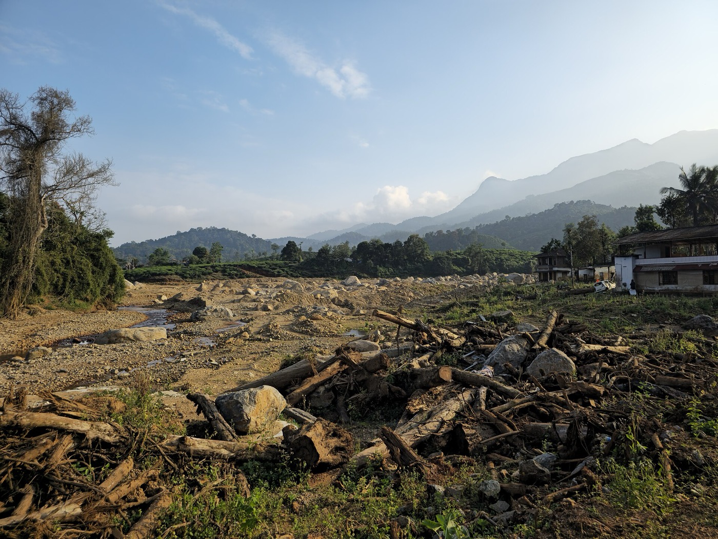Debris from the 2024 Wayanad landslides