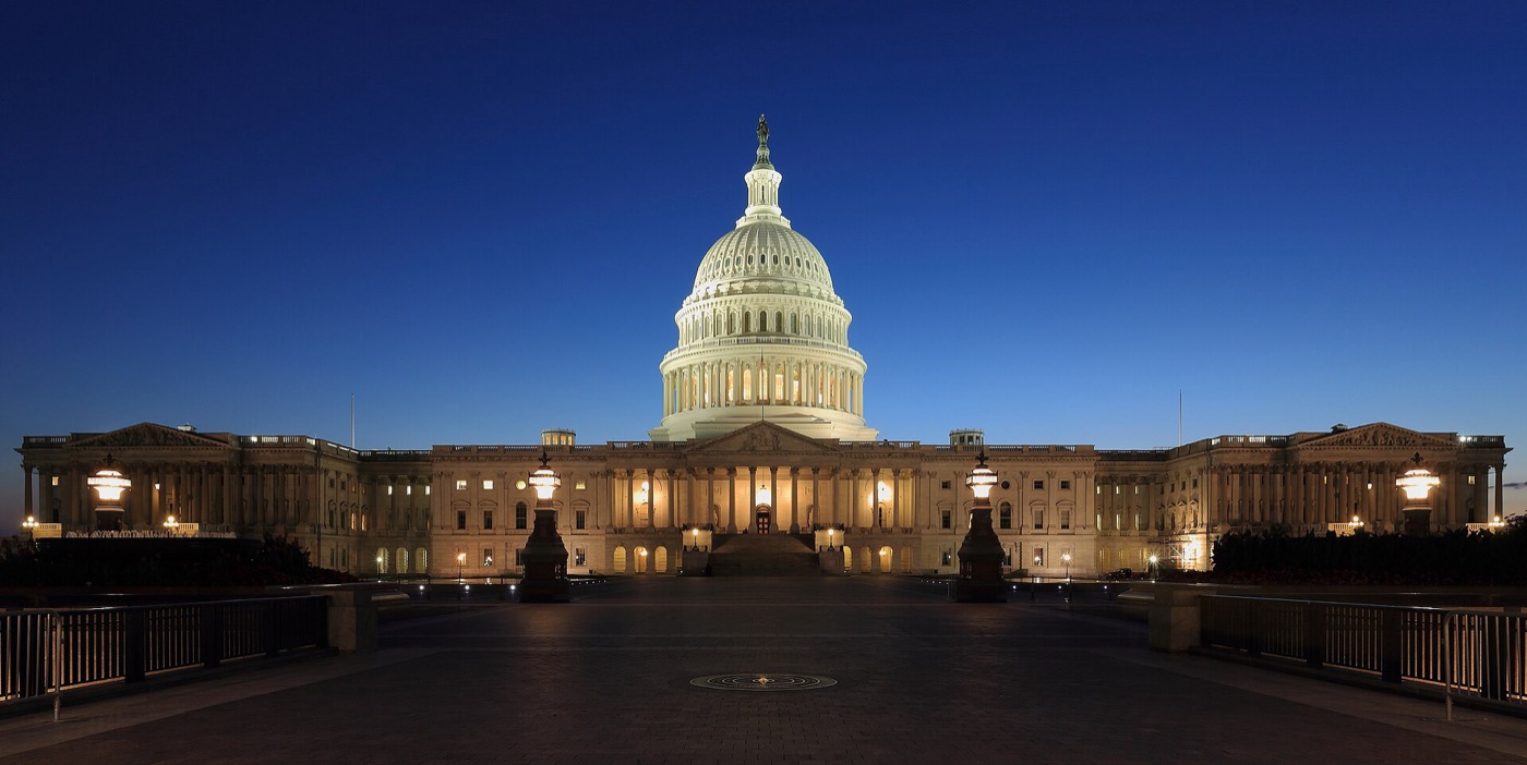 The United States Capitol, seat of the US Congress