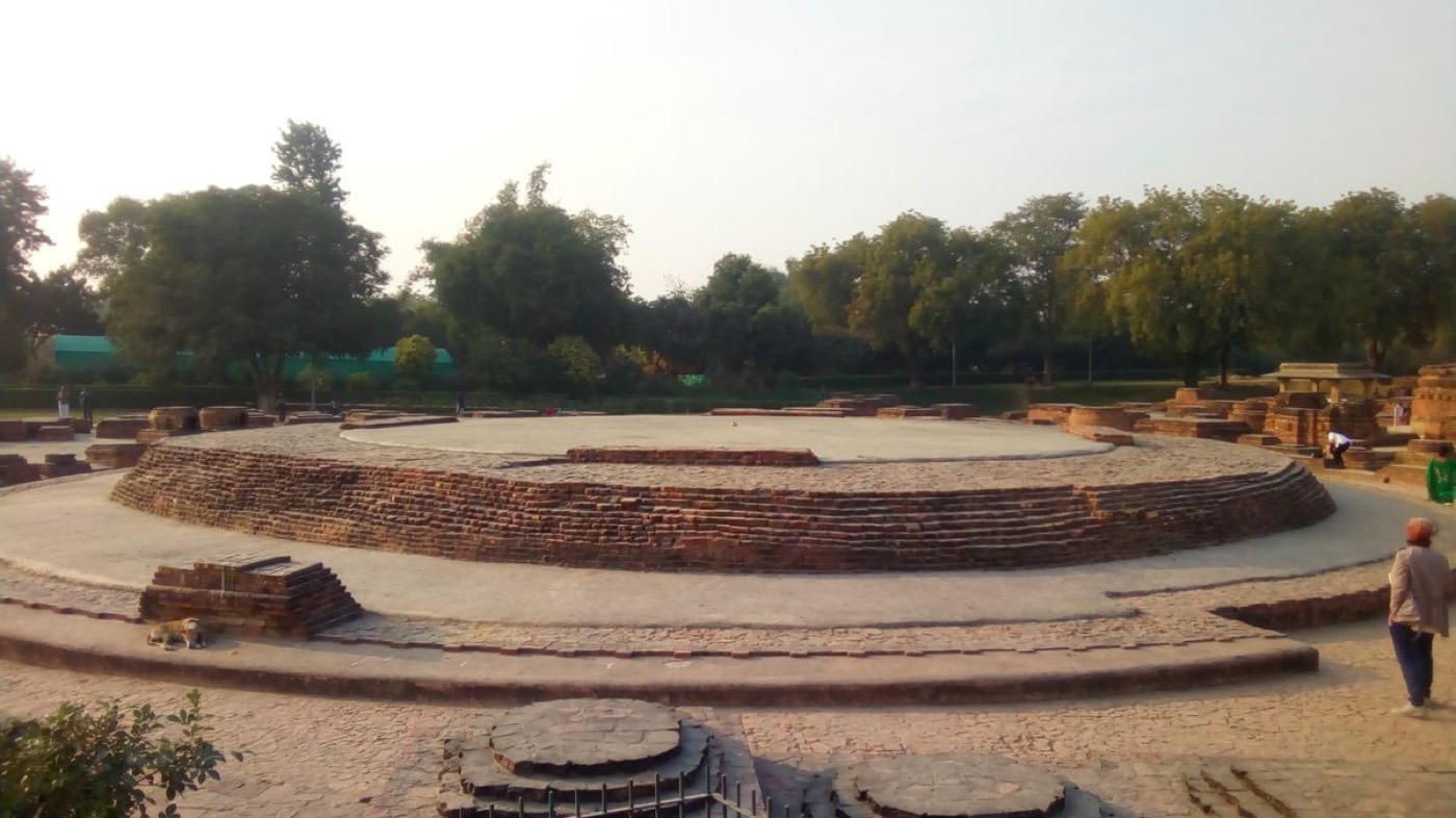 The Dhamek Stupa at Sarnath